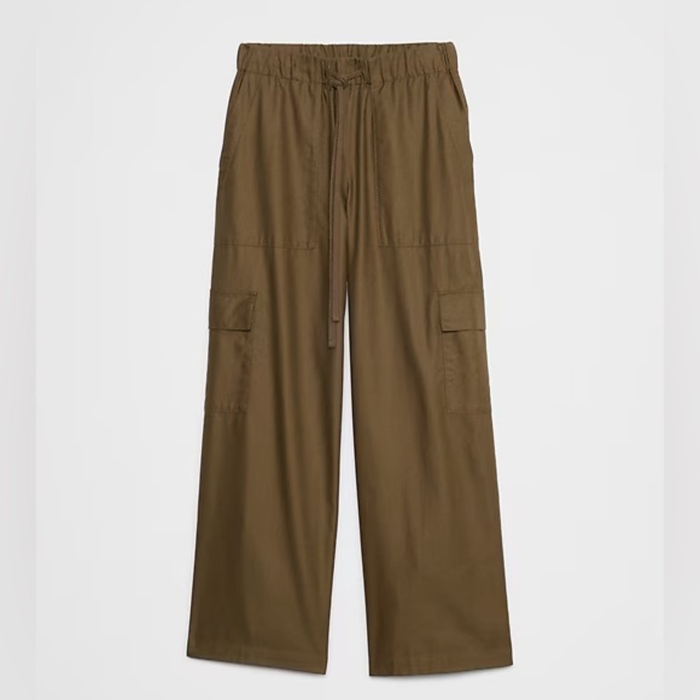 NWT! Banana Republic Wide-Leg High-Rise Cargo Pull-On Pant - 770982 🖥️4️⃣ - Picture 6 of 6